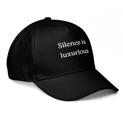Silence Is Luxury cap